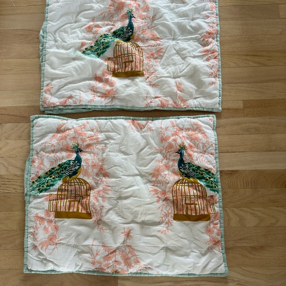 Standard opal house pillow covers! So cute for twin girl beds. - Picture 3 of 4